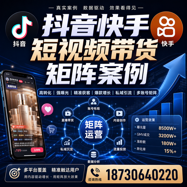 临汾短视频带货团队多平台矩阵自动分发案例