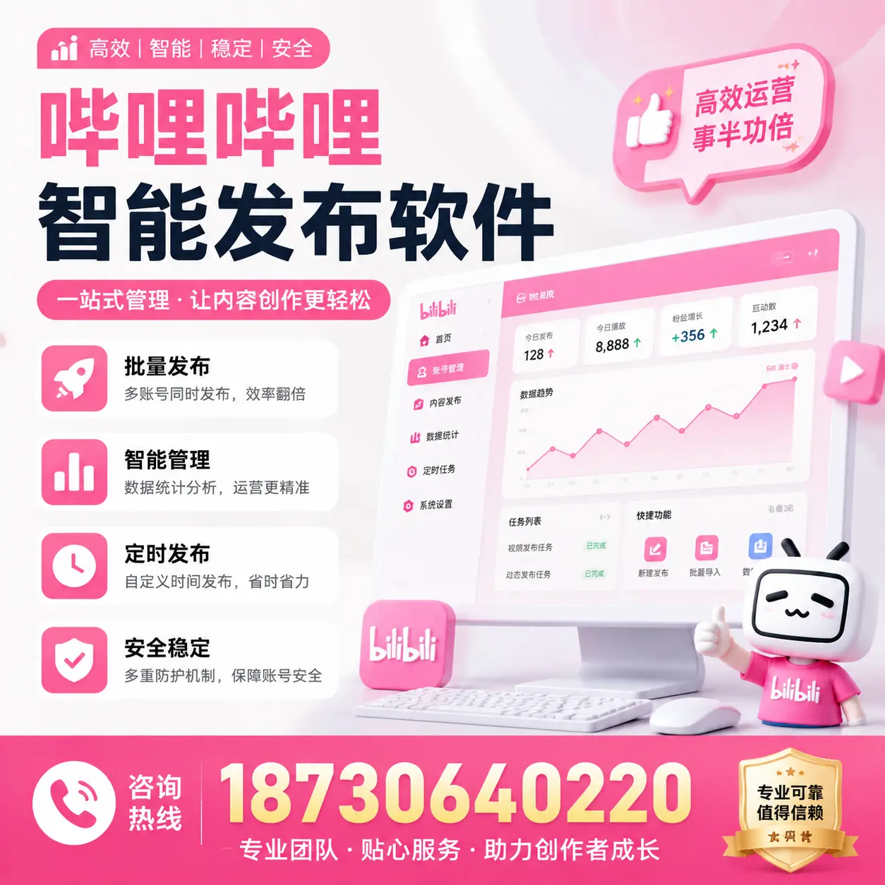如何评估哔哩哔哩智能发布软件的ROI？临汾 企业必读